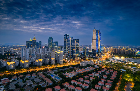 苏州城市夜景