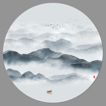 中式山水畫