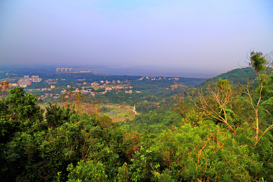 东山岭观海平台俯瞰