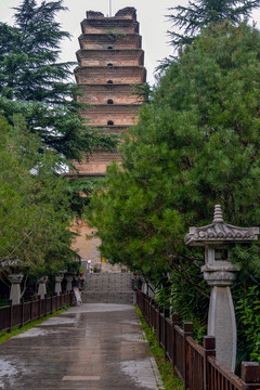 西安香积寺塔