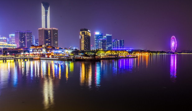 金鸡湖夜景