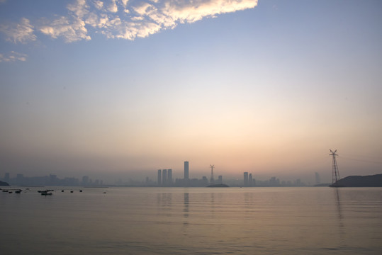 厦门海上日出