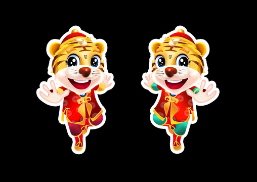 虎年門貼