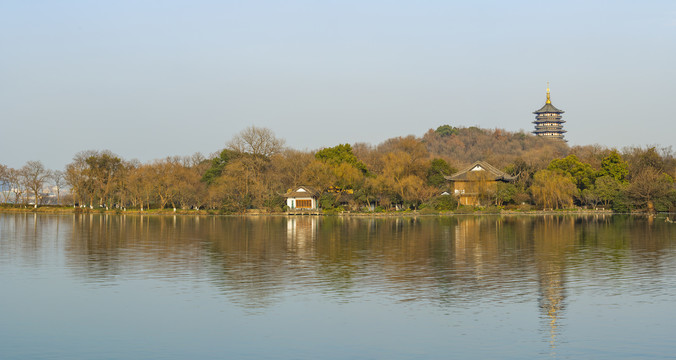 杭州西湖雷峰塔