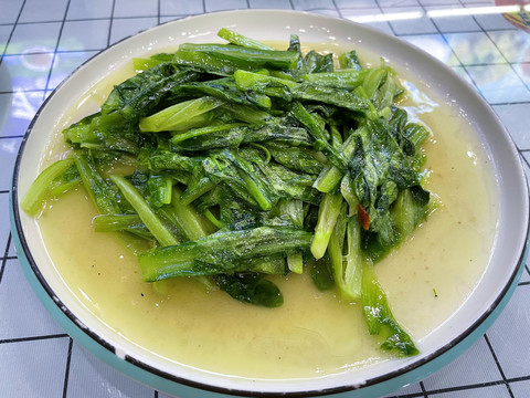 小炒油麦菜