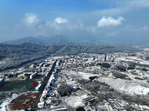 船滩集镇全景