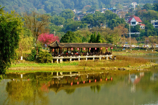 重庆南山涂山湖