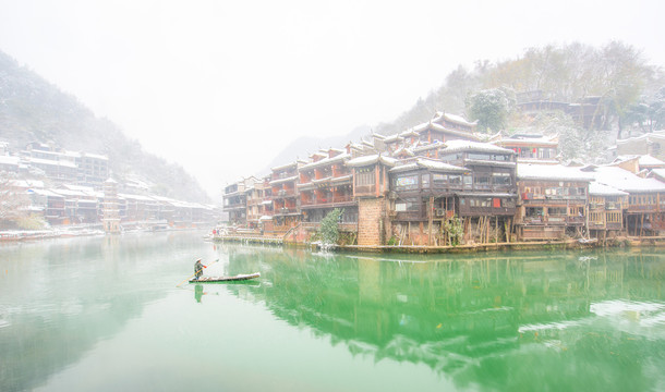 古城的雪