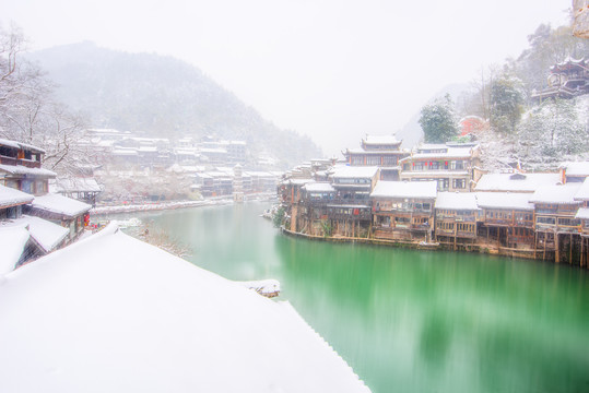 古城的雪