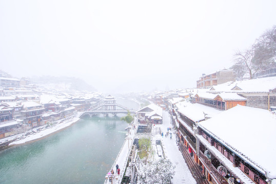 古城的雪