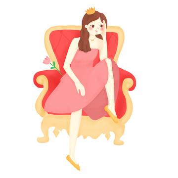 卡通人物38婦女節(jié)