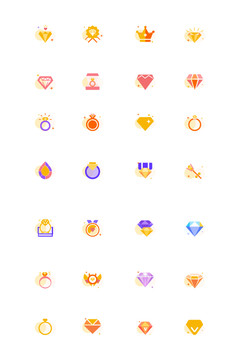 會(huì)員等級(jí)圖標(biāo)icon