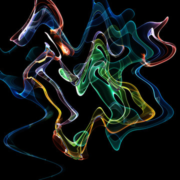 動(dòng)感彩色絲帶