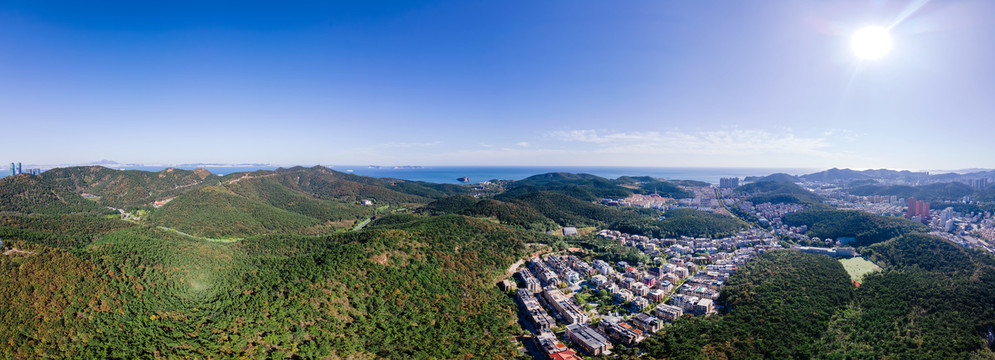 大连棒棰岛风景区航拍