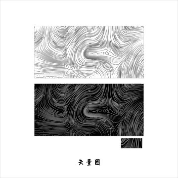 抽象流動圖案