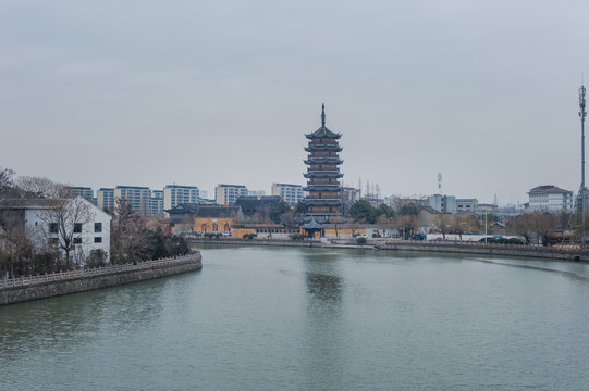 扬州运河文峰寺