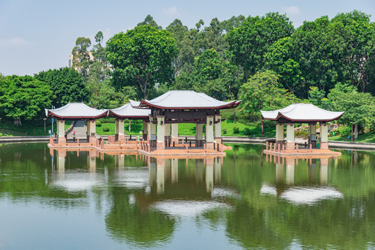 佛山千灯湖中央公园风景