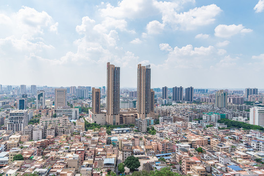 佛山南海城市建筑楼风景