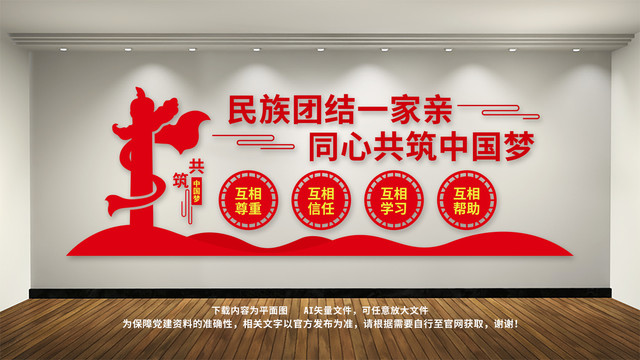 民族團結(jié)文化墻