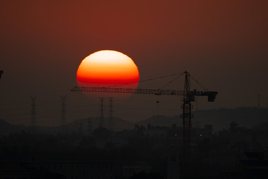 日落夕阳