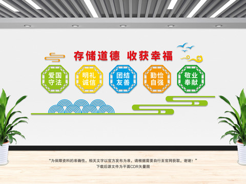道德銀行文化墻