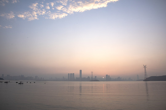 厦门海上日出