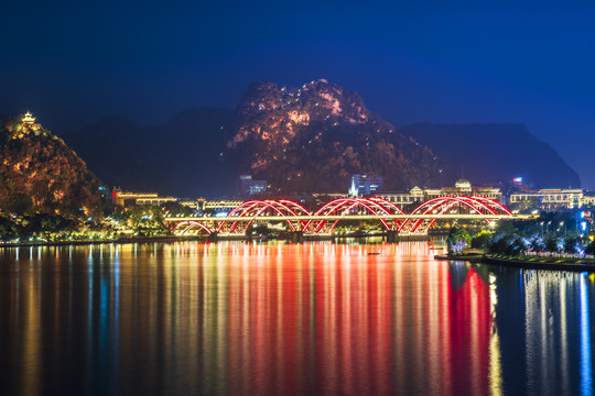 柳州柳江夜景