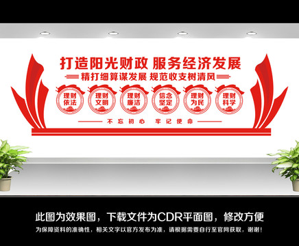 財(cái)政文化墻