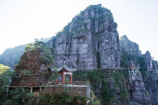 北帝山旅游风景区石桥山风光