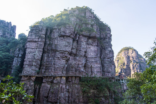 北帝山旅游风景区石桥山风光