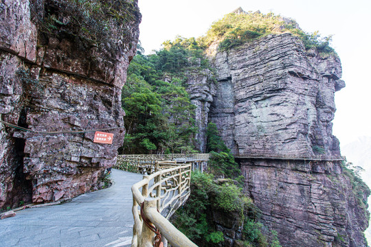 北帝山旅游风景区观光栈道