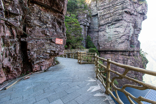 北帝山旅游风景区观光栈道