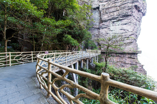 北帝山旅游风景区观光栈道