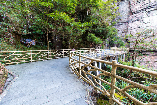 北帝山旅游风景区观光栈道