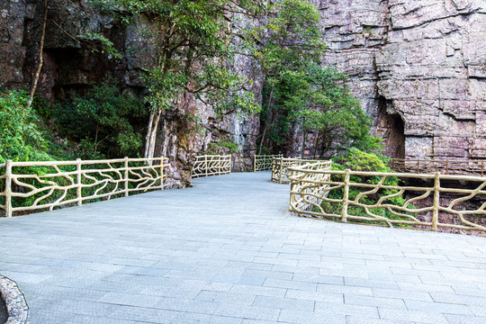 北帝山旅游风景区观光栈道