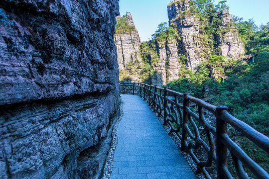 北帝山旅游风景区栈道