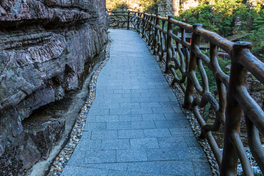 北帝山旅游风景区观光栈道