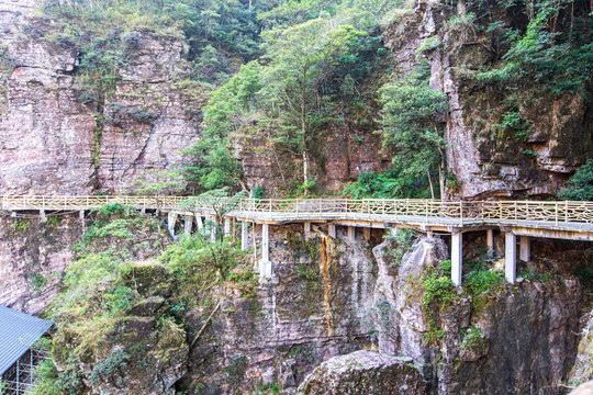 北帝山旅游风景区栈道