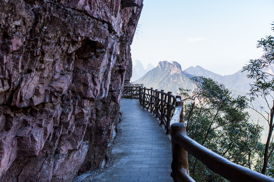 北帝山旅游风景区观光栈道