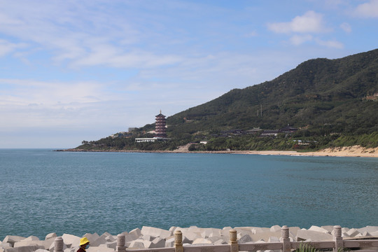 南山寺海边