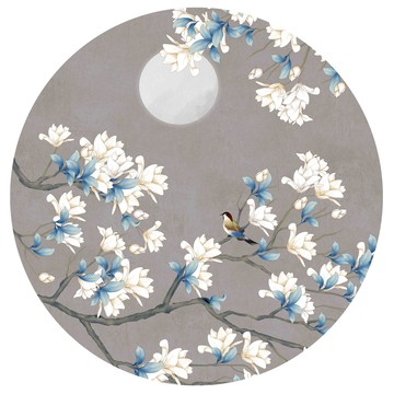 玉蘭花插畫
