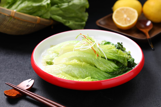 白灼羅馬生菜