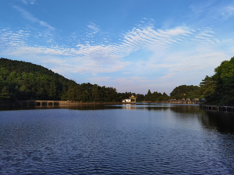 庐山如琴湖风光