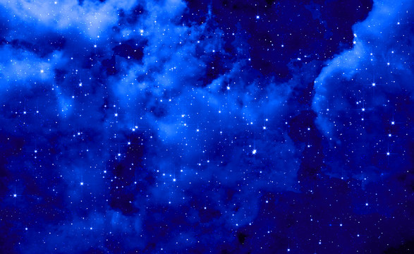 寶藍(lán)色星空