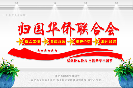 僑聯(lián)黨建文化墻