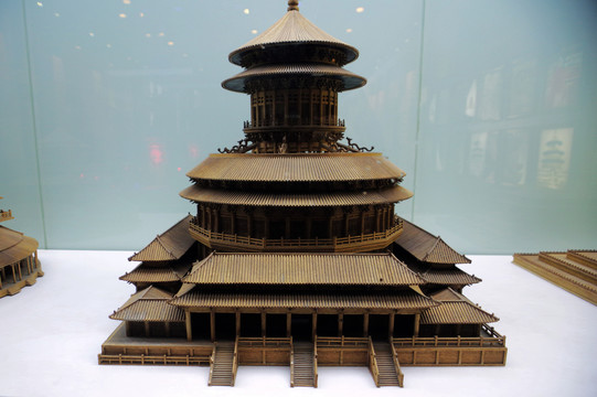 唐代万象神宫模型