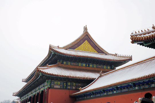 北京故宫雪景