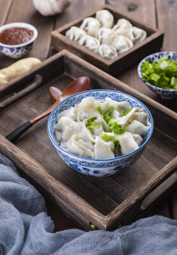 中式传统小吃美食馄饨