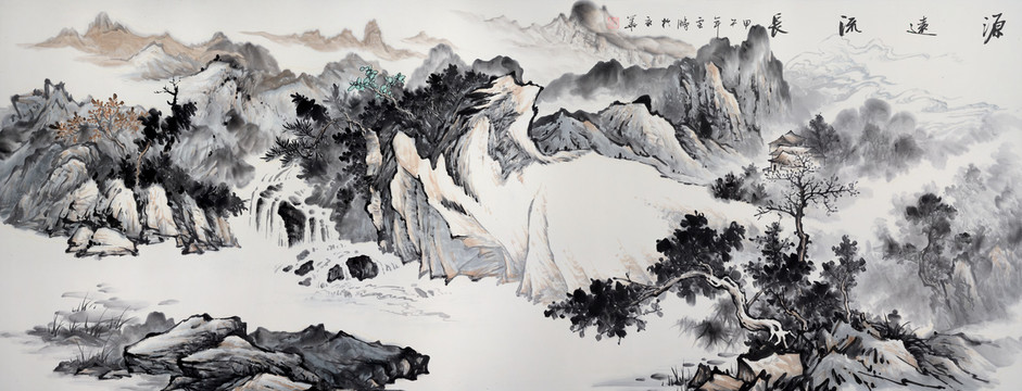 新中式山水画