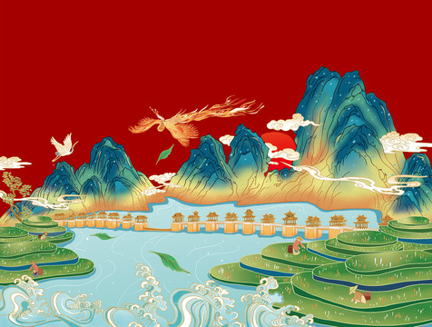 國(guó)潮插畫(huà)